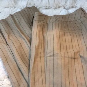 Ann Taylor Loft Ann Linen Pants